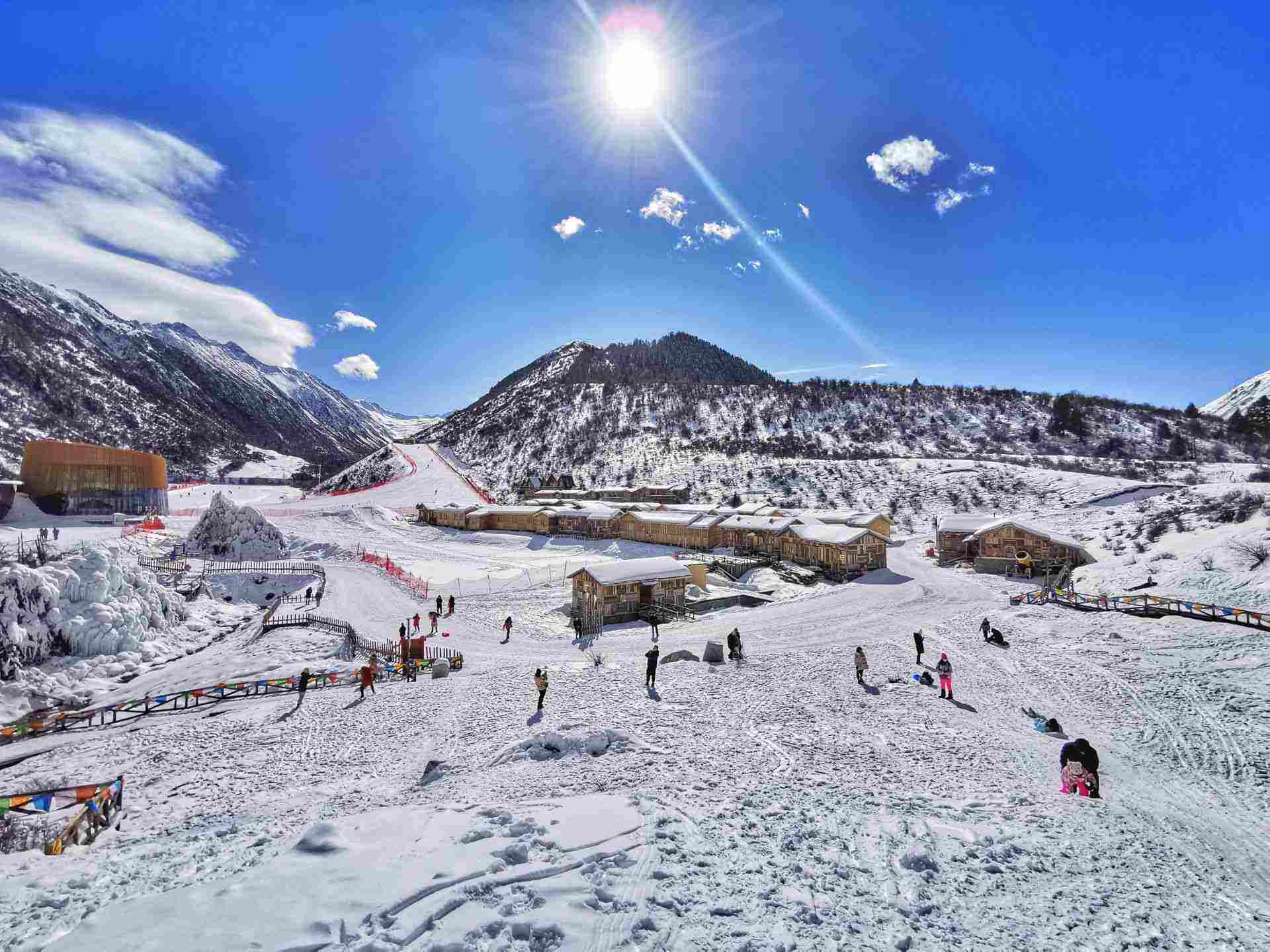 鹧鸪山滑雪1