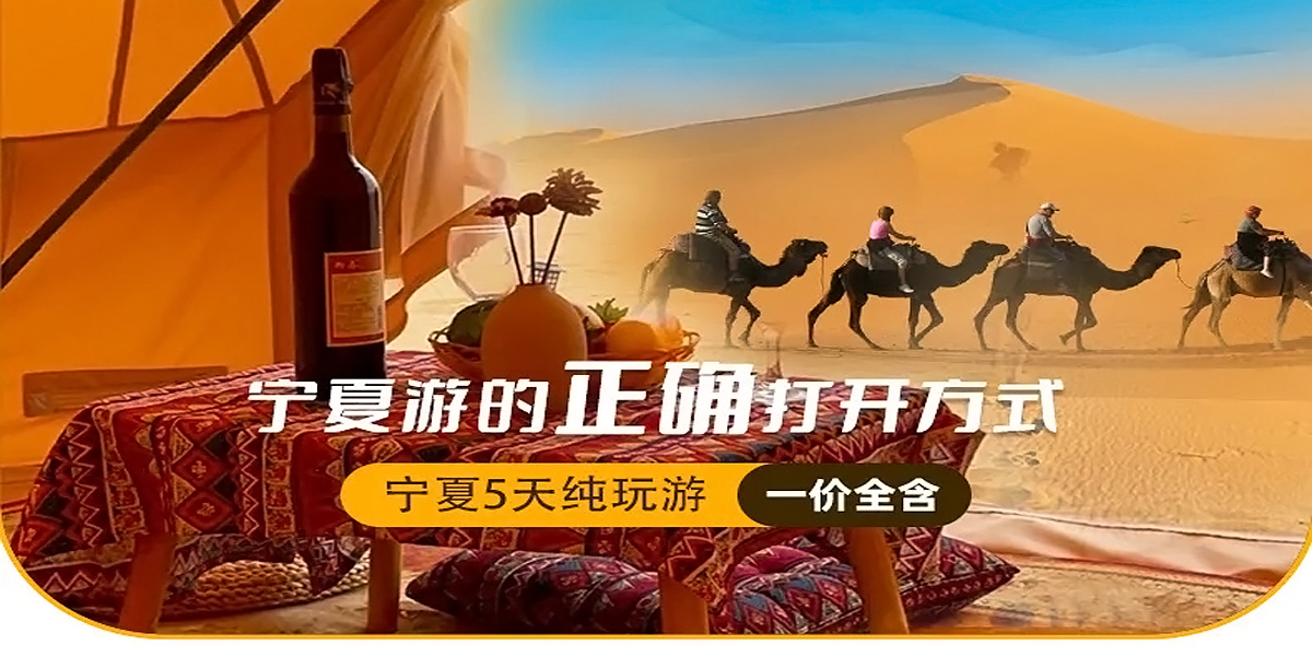 探寻宁夏之美：奔赴星空精致小团+五湖穿越+乌兰湖航拍5天4晚探险之旅