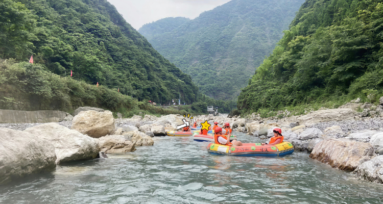 安州罗浮山漂流